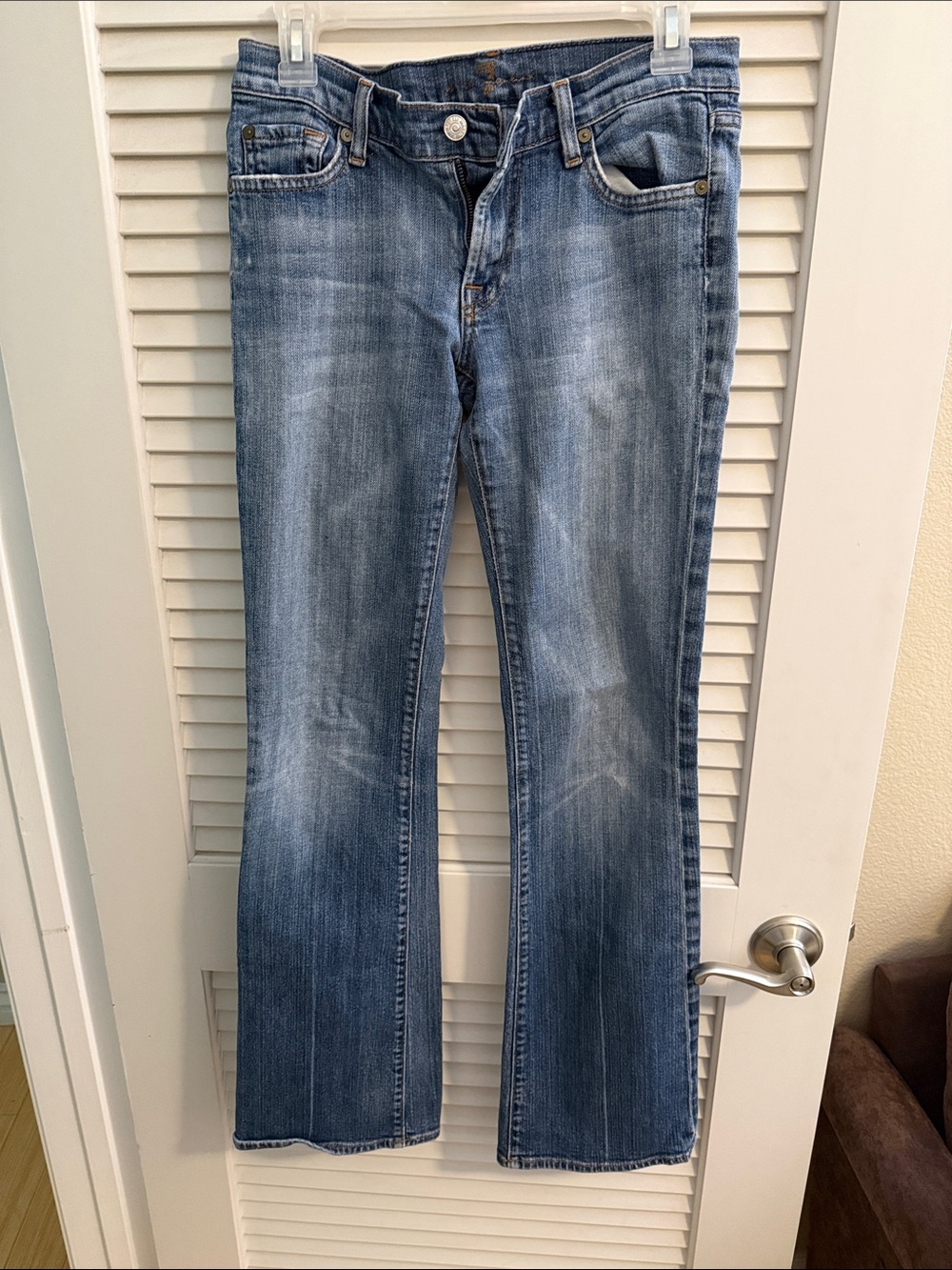 7 for all Mankind Classic Light Wash Bootcut Jeans size 27
